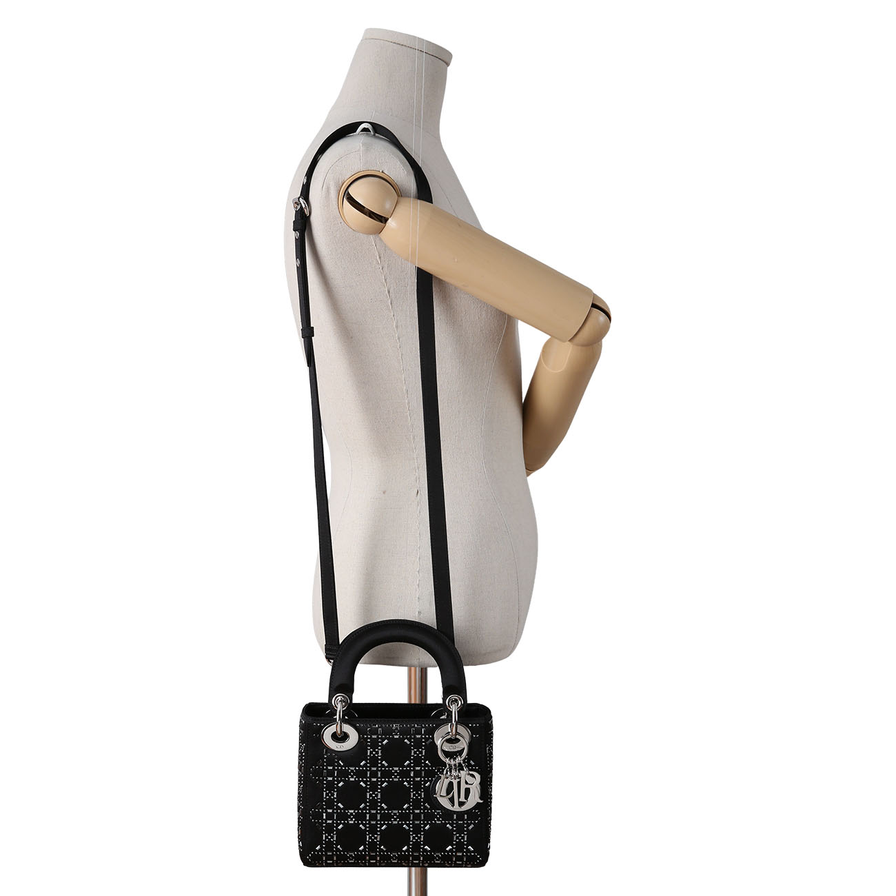 CHRISTIAN DIOR(USED)크리스찬디올 레이디디올 새틴 미니 백